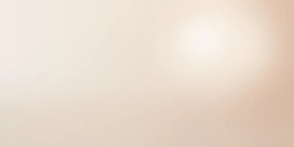 Abstract editorial hero in warm champagne and soft rose beige, LOREN STANDARD brand profile backdrop