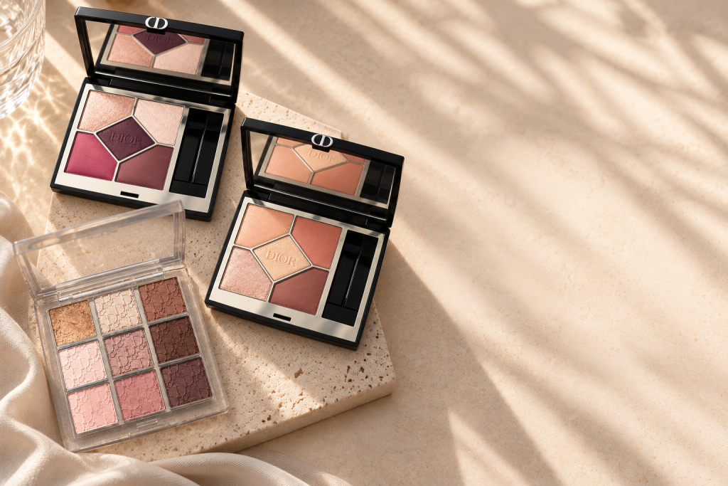 פלטות צלליות של Dior, Diorshow 5 Couleurs ו-Dior Backstage Eye Palette