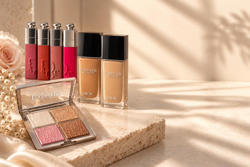 מייקאפים Dior Forever Skin Glow, פלטת Backstage Glow ו-Dior Addict Lip Tint