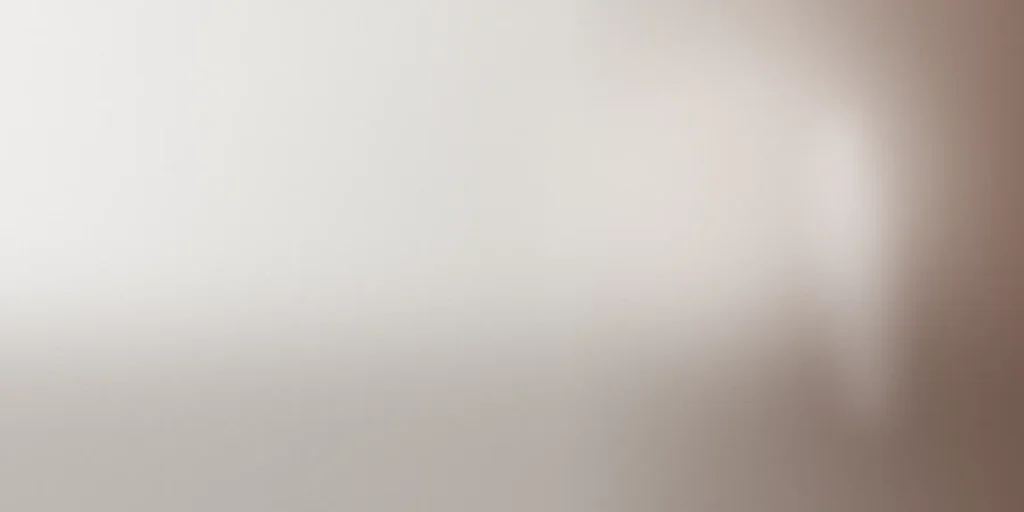 Abstract editorial hero in graphite with a warm pigment accent, LOREN STANDARD brand profile backdrop