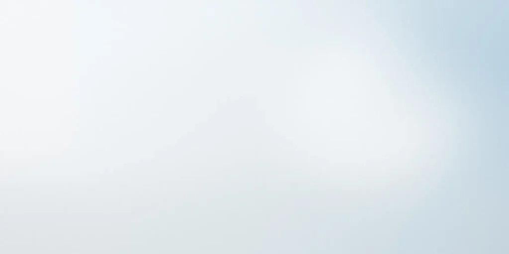 Abstract editorial hero in white, mineral stone and restrained blue, LOREN STANDARD brand profile backdrop