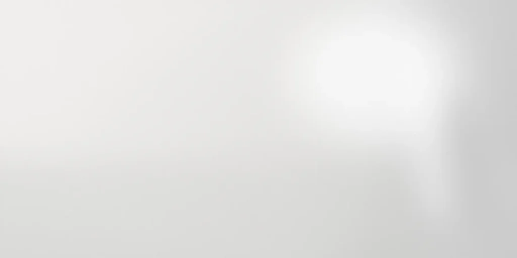 Abstract editorial hero in cool grey and pearl, LOREN STANDARD brand profile backdrop