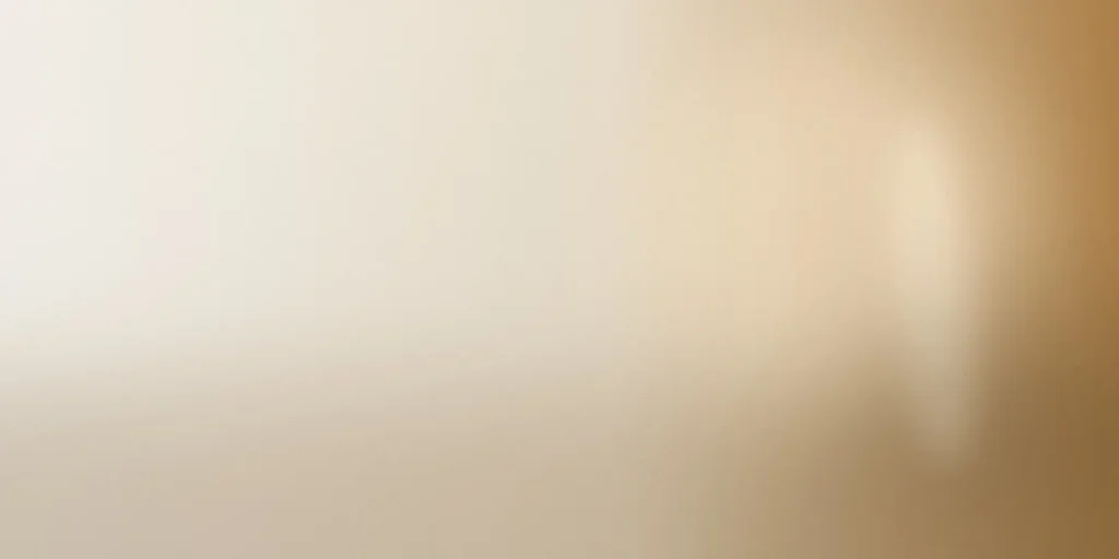 Abstract editorial hero in amber glass, cream and charcoal, LOREN STANDARD brand profile backdrop