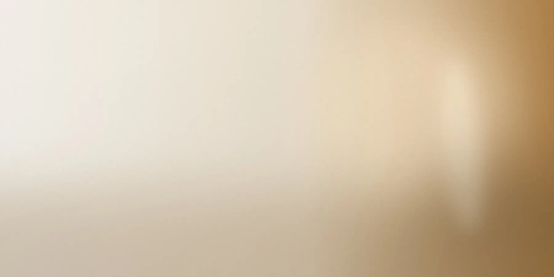 Abstract editorial hero in amber glass, cream and charcoal, LOREN STANDARD brand profile backdrop